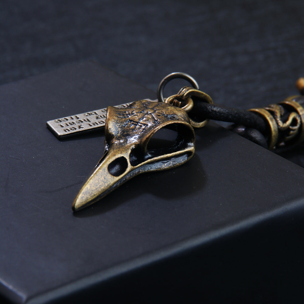 RetroFlex Leather Keychain