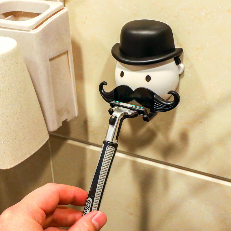 GripMount Shaver Holder – No-Drill Wall Hook